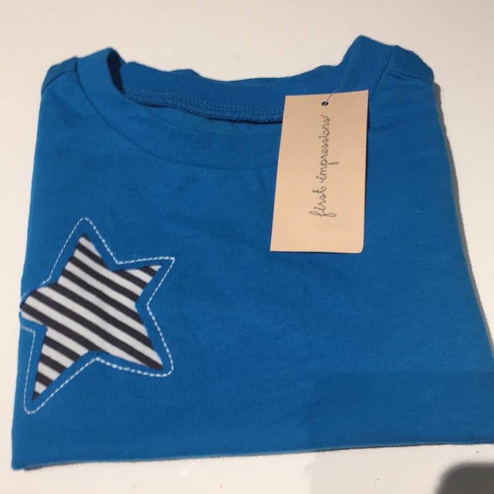 Long sleeve blue shirt